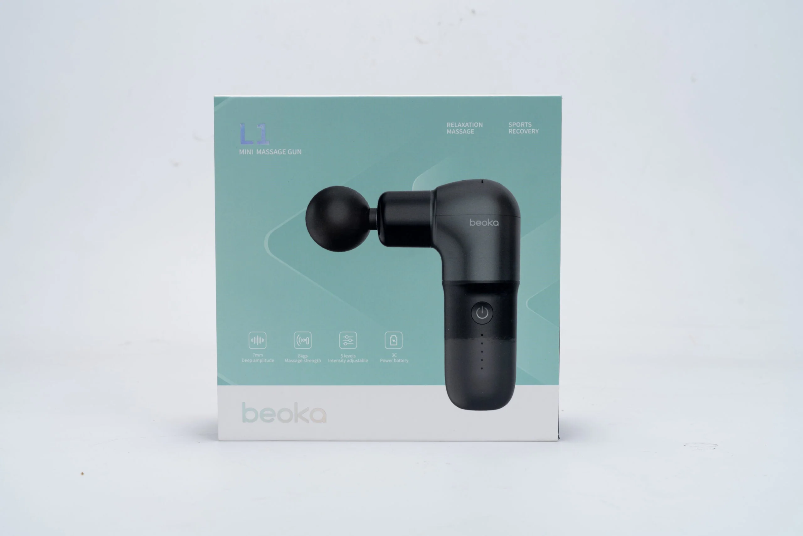 Beoka X1 Super Mini Massage Gun - Black - Image 9