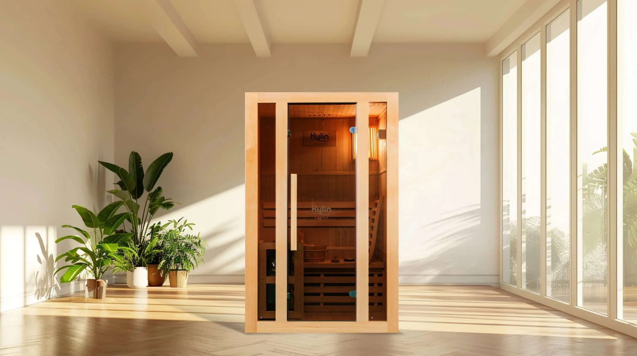 Kylin Traditional Indoor Steam Sauna Room 1 Person QD-EA2 - Image 12