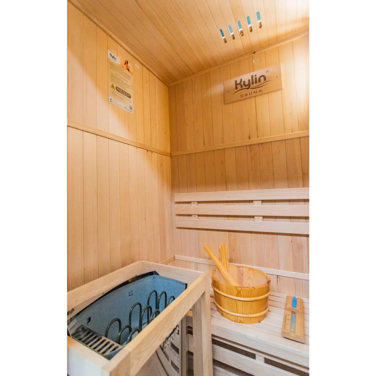 Kylin Traditional Indoor Steam Sauna Room 1 Person QD-EA2 - Image 5