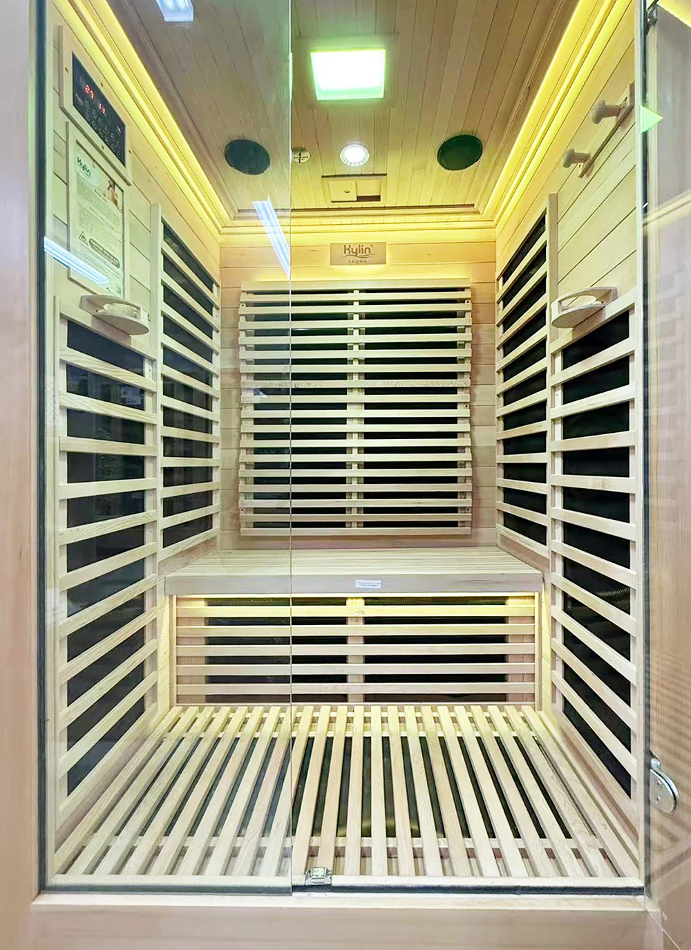Kylin 1 Person Sauna Additional Low EMF Foot Heater H6101 (HL-200K) - Image 4
