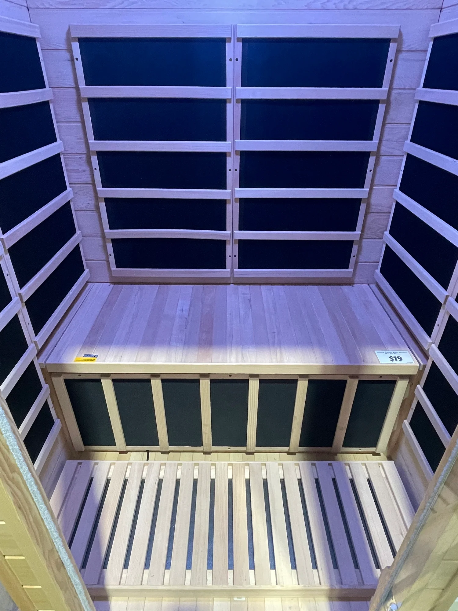 Kylin 1 Person Sauna Additional Low EMF Foot Heater KF011 (K8106) - Image 3
