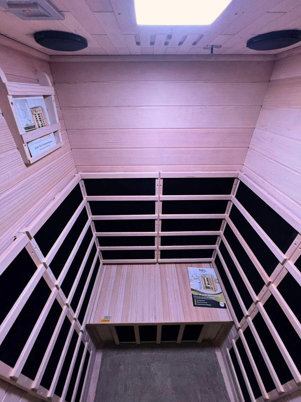 Kylin Low EMF Carbon Infrared Sauna 1 Person - K8106 - Image 6