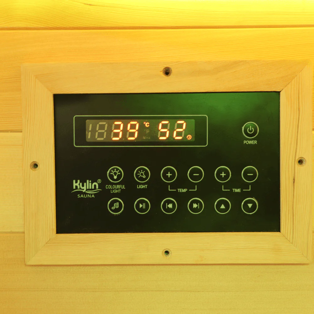 Kylin Low EMF Carbon Infrared Sauna Room 3 Person H6301 (HL-400K) - Image 8