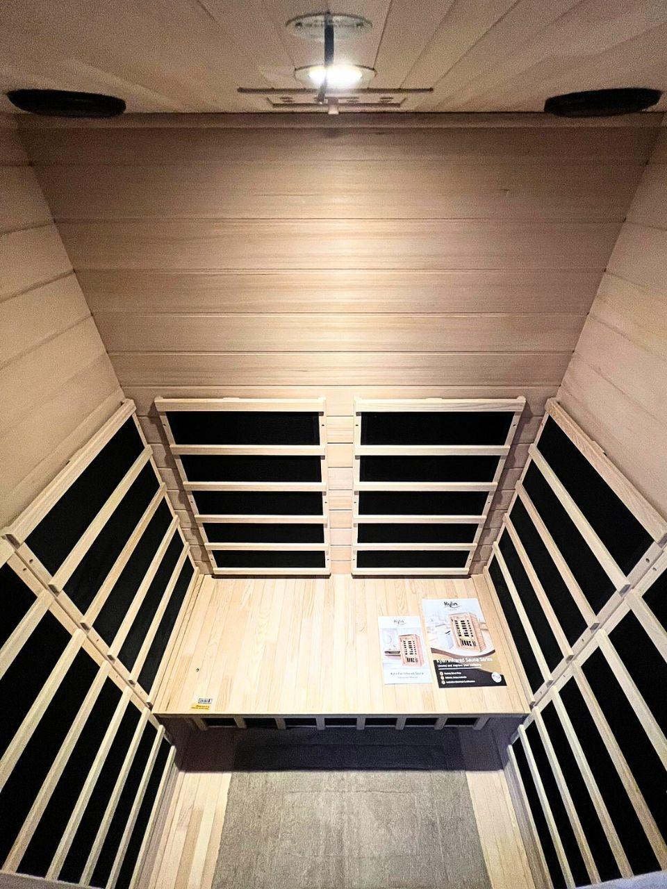 Kylin Low EMF Modern Carbon Far Infrared Sauna 2 person - K8201 - Image 5