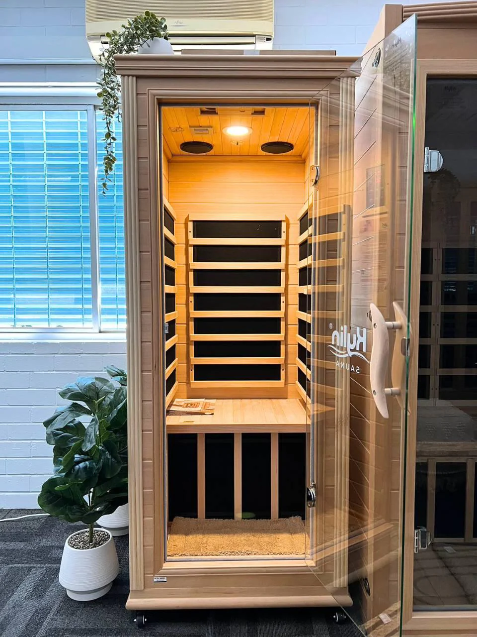 Kylin Portable Low EMF Carbon Fibre Heating Far Infrared Sauna 1 Person K8102 - Image 5