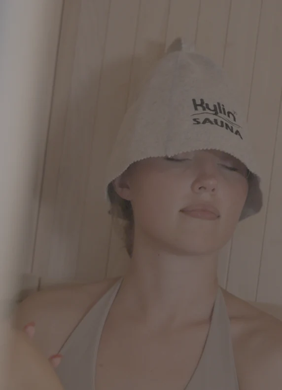 Kylin Sauna Head Protection Wool Hat - Image 4