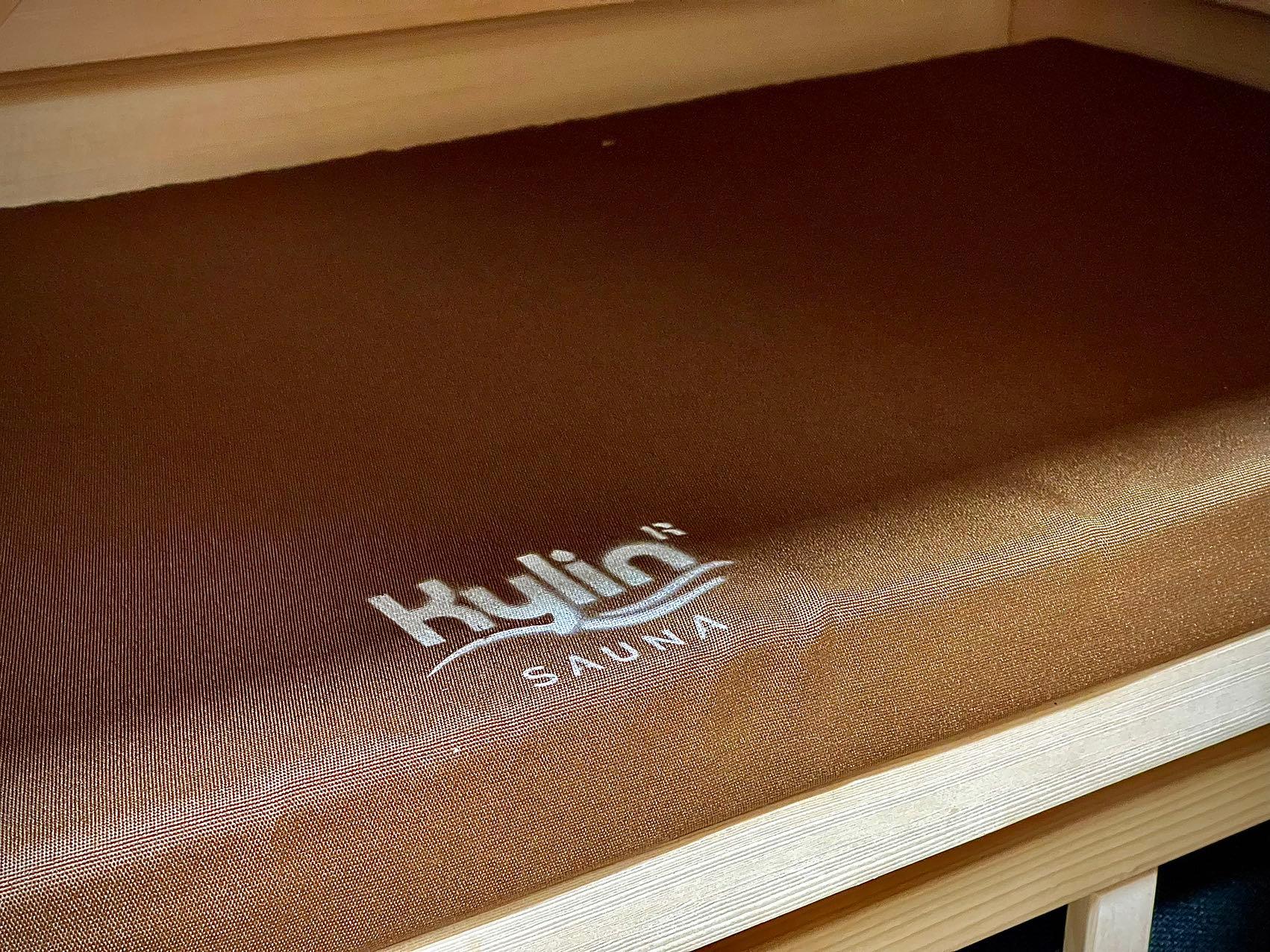 Kylin Sauna Seating Cushion Mat for 1 person sauna (S) 75*38*5 - Dark Brown - Image 6