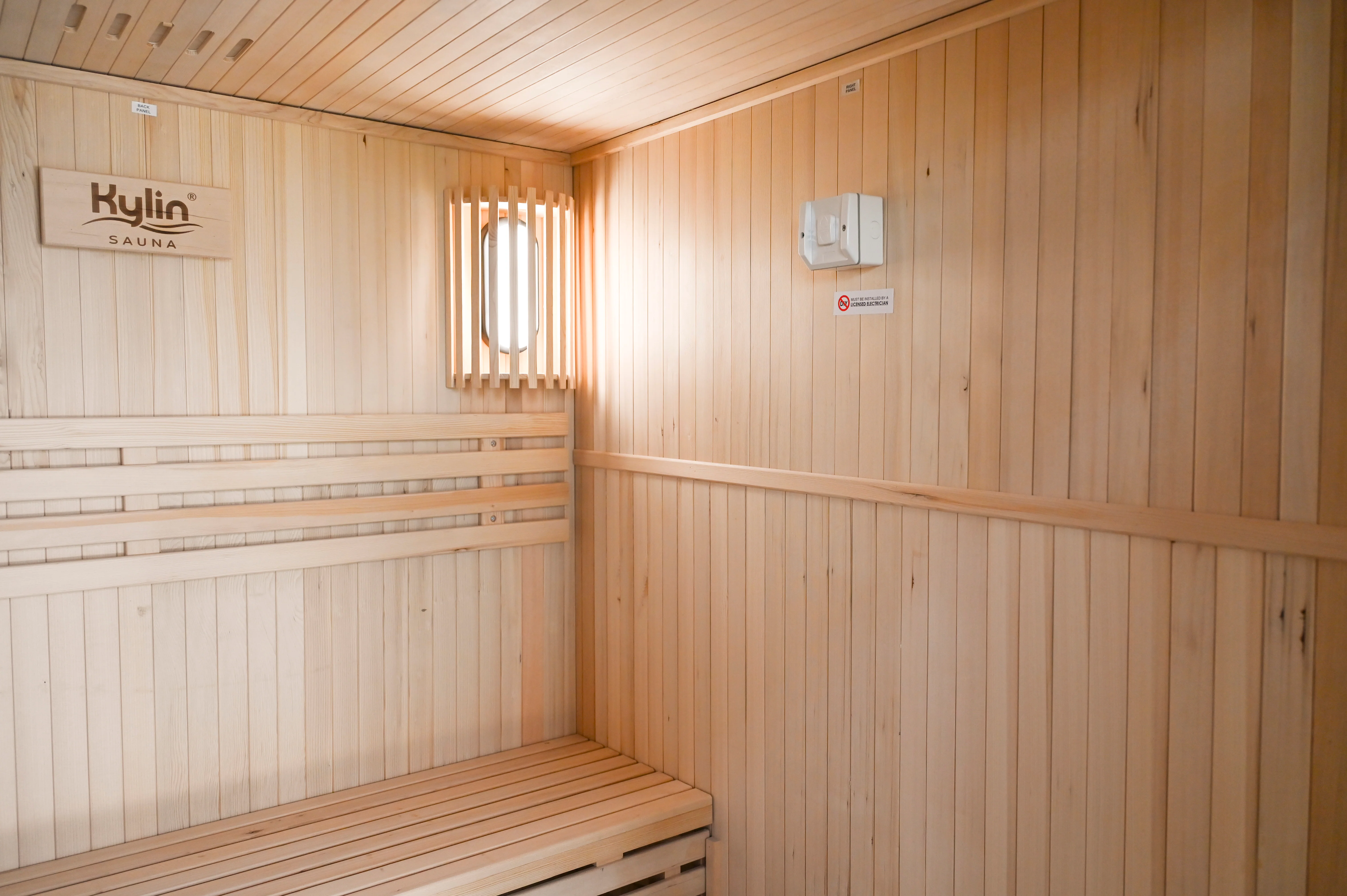 Kylin Traditional Indoor Steam Sauna Room 3 Person QD-EA3D - Image 11