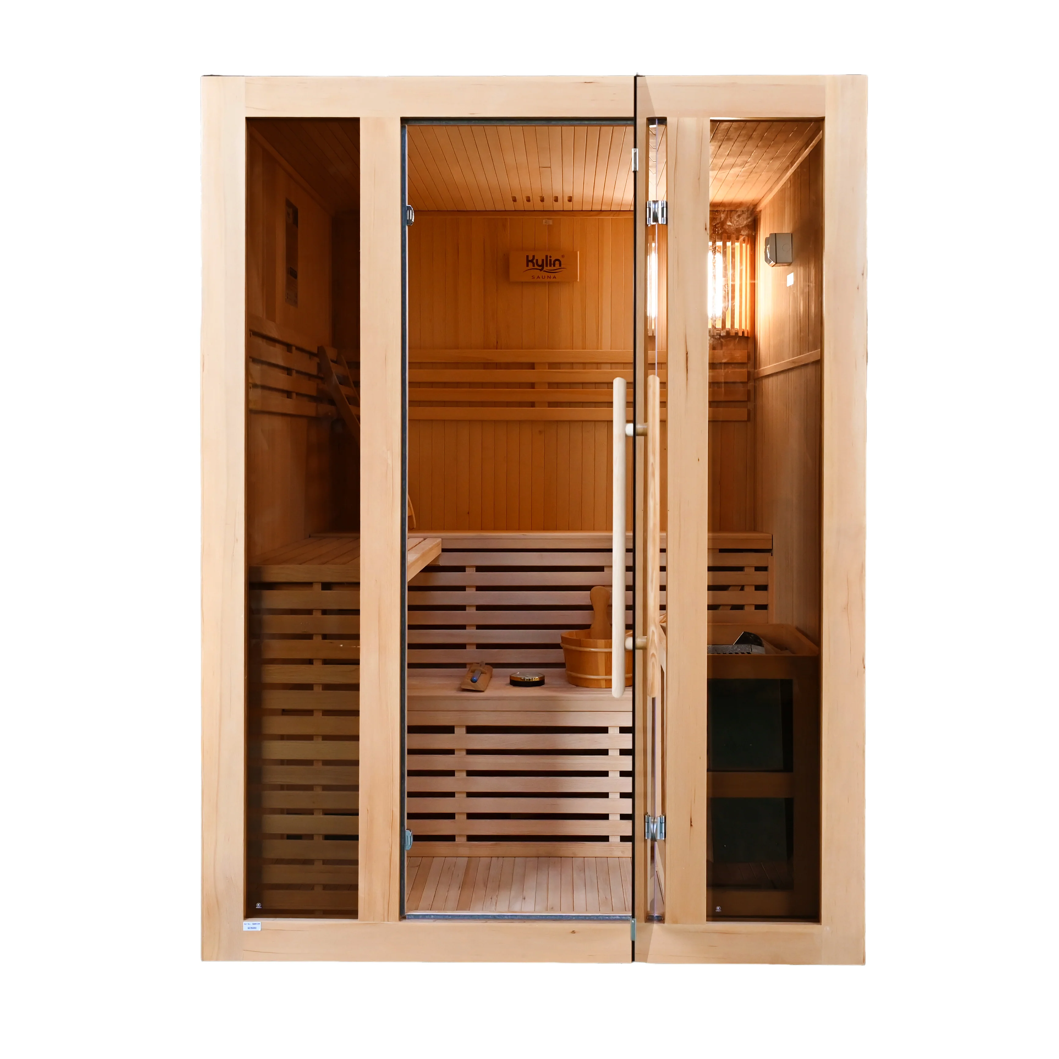 Kylin Traditional Indoor Steam Sauna Room 3 Person QD-EA3D - Image 4