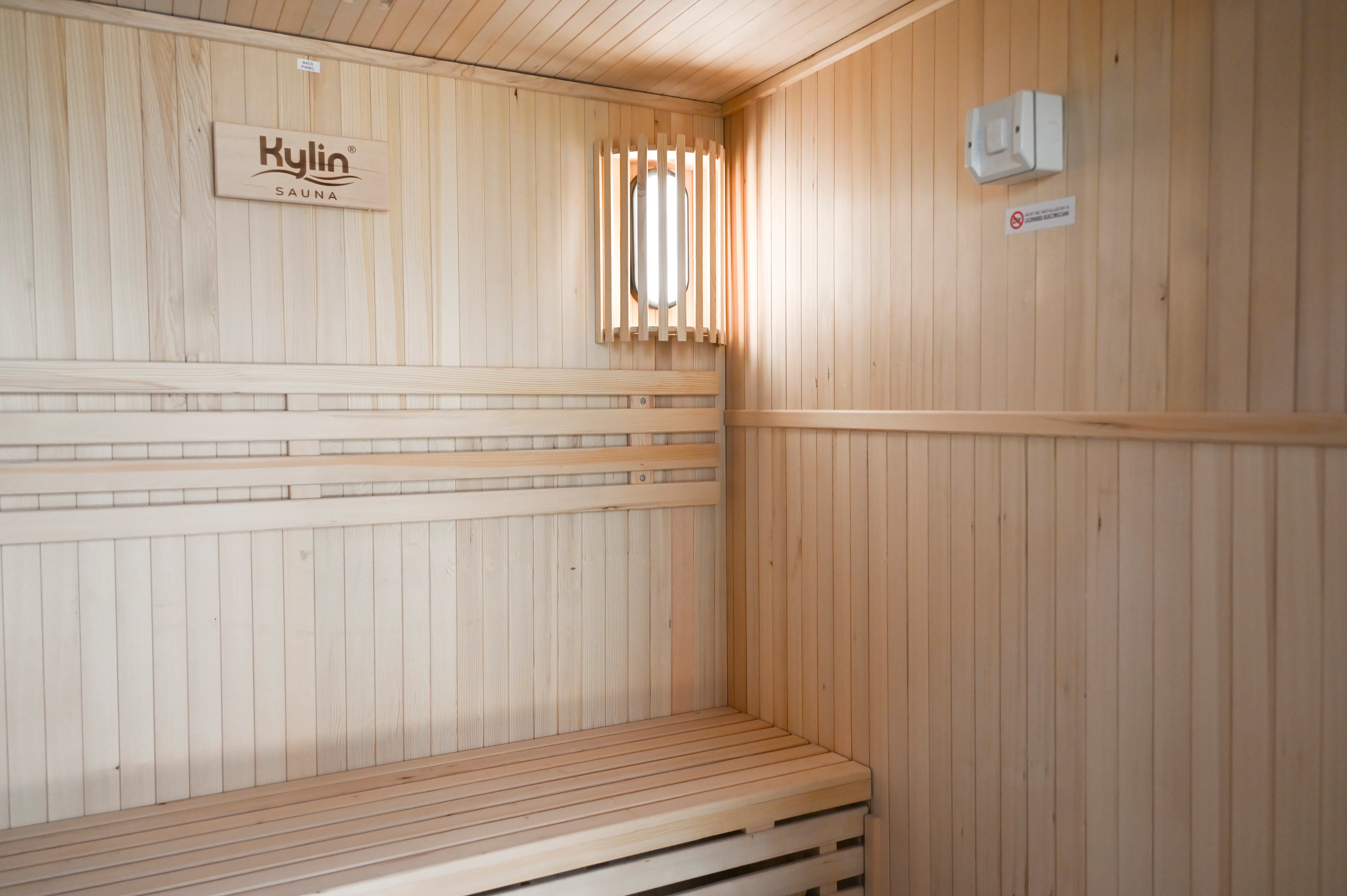 Kylin Traditional Indoor Steam Sauna Room 3 Person QD-EA3D - Image 8