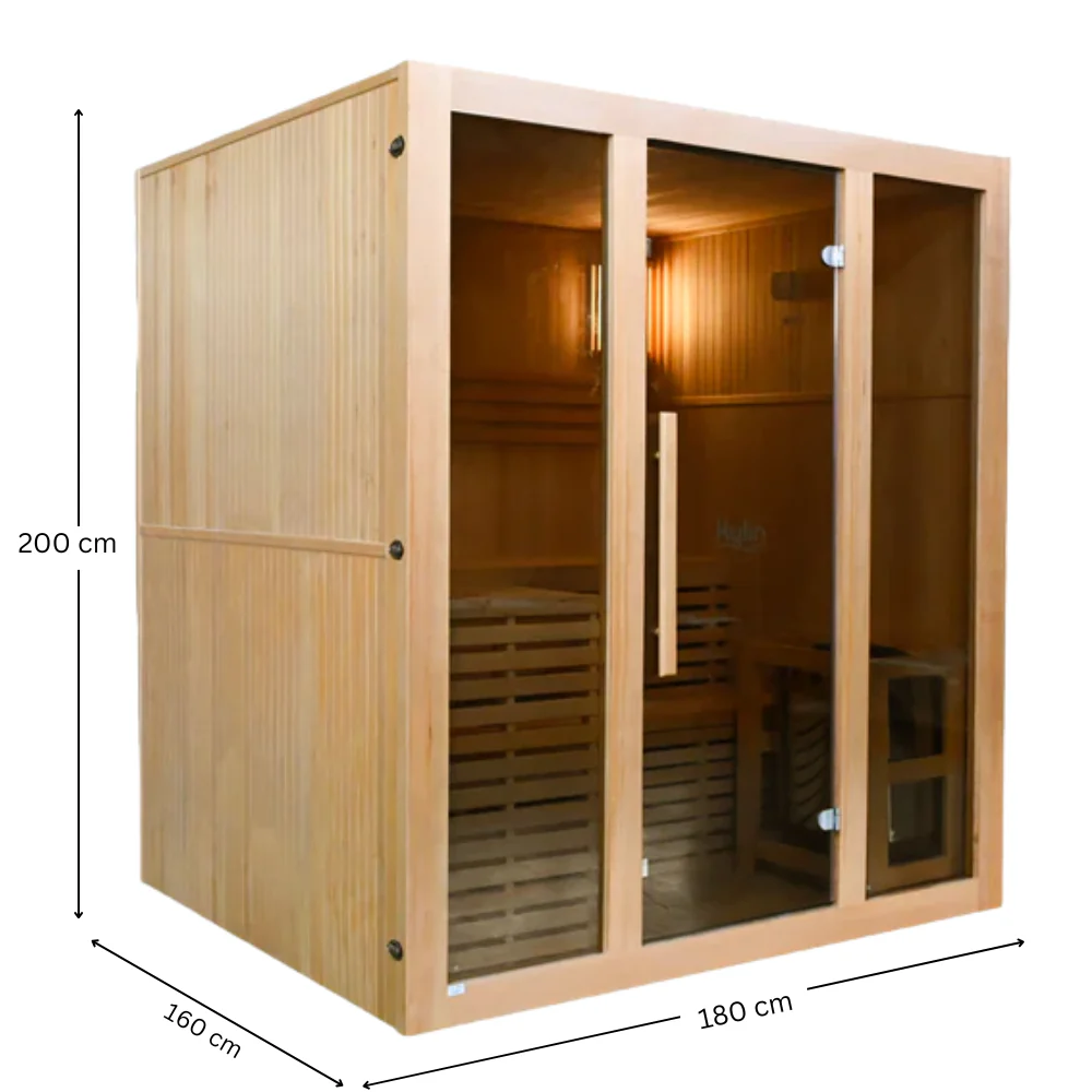 Kylin Traditional Indoor Steam Sauna Room 4 Person QD-EA4 - Image 3